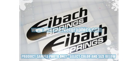 Eibach Springs Decals - Pair (2 pieces)
